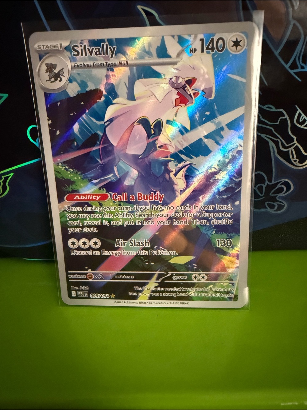 Silvally 095/084 Illustration Rare Pitch Black Pokemon Holo Near Mint